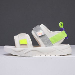 2023 Summer New Womens Sporty Sandals Casual Fashion Outdoor Wear Platform Thick Bottom Slip-On Beach Thong Shoes