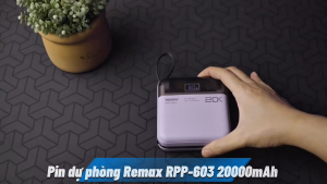 Pin Sạc Dự Phòng 20000mAh Remax RPP-603 Sạc Nhanh 22.5W Đa Năng