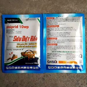 Siêu Diệt Rầy 100g - Imiprid 10WP Diệt sạch rầy trứng rầy và rầy đã kháng thuốc thành phần Buprofezin 6.7% + Imdacloprid 3.3% ung trứng chống lột xác thuốc rầy nội hấp và lưu dẫn AGRIHG