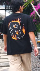 BENIDSON Oversized Tshirt Ex Burn