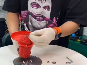 Goneco 21V Electric heavy-duty lawn mower upgrade rechargeable with batteries with wheel lawn mower