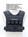 Adjustable Weight Vest MOUNTSEA Fitness Vest Men's Women's Running Home Gym Single Bar Iron Block Vest Comprehensive Training. 
