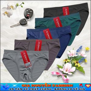 Combo 5 Quần lót nam ERIVIS lưng bản nhỏ chất liệu thun lạnh co giãn 4 chiều. Hàng VN chất lượng cao