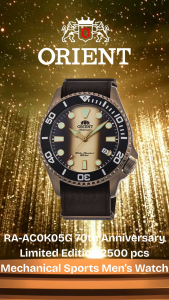 Orient RA-AC0K05G 70th Anniversary Limited Edition 2500 pcs Mechanical Sports Men’s Watch