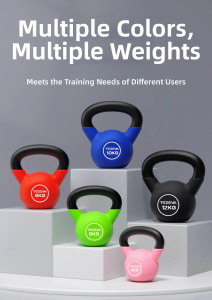 TEZEWA | Solid Kettlebell Home Workout Equipment