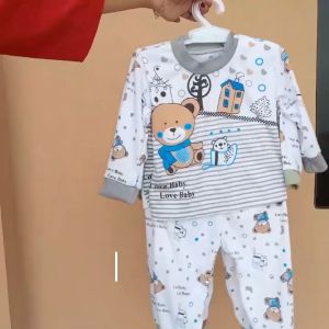 Baju Bayi Setelan Lengan Celana Panjang 3 12 Bulan Bahan Lembut Motif Lucu Kekinian Set Pakaian Anak Harian Love Baby Series