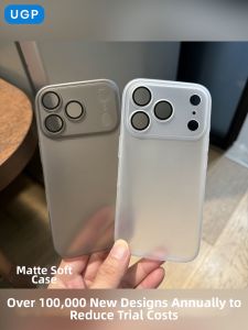 UGP | Slim Matte Transparent Case with Camera Protection 17ProMax