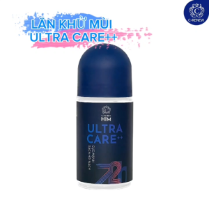 Lăn khử mùi ULTRA CARE ++  C-Renew HIM 50ml_ Khô thoáng vượt trội 72h _ Khử mùi hôi hiệu quả_cho nam