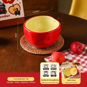 Creative Apple Shaped Childs Small Bowl