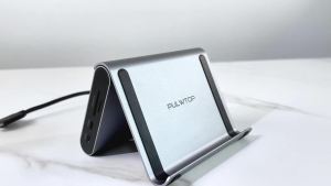 PULWTOP 11 in 1 Docking Station Stand Laptop Dock with 2 HDMI PD Ethernet USB-A/C 10Gbps for MacBook Pro/Air M3Pro/M4/M5 Pro