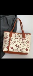 Fashionable Large Capacity Tote Bag Commuter Single Shoulder Bag Student Handheld Summer 2025 New Style Casual Leather Bag