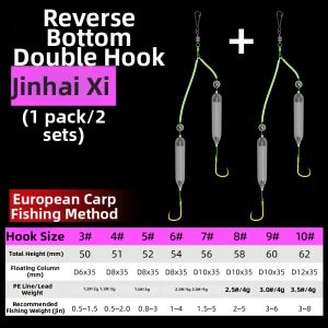 Ewitgo | Anti-Water Displacement Off-Bottom Rigging Set Carp Fishing Gear