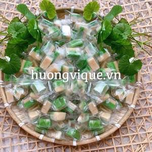 Kẹo Dừa Non Rau Má - Túi Zip 500g - Đặc Sản Bến Tre