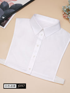 White Versatile Womens High-End Autumn Winter Fake Collar for Sweaters Shirts Inner Wear Multi-Functional Fake Shirt Collar