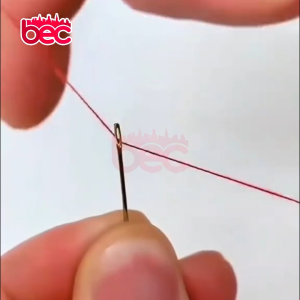 [BEC] Jarum Jahit Praktis Set Isi 12 pcs/Alat Bantu Memasukan Benang/Jarum Jahit Tangan Side Threading Needle