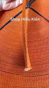 Dây dù cẩu hàng cao cấp bản dẹp 8cm dày 3mm màu cam hoặc đỏ 1 mét