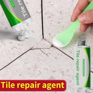 Bộ Dụng Cụ Sửa Chữa Gạch Men Và Đá Cẩm Thạch - Keo Epoxy AB Và Chất Trám Kín Cho Sàn Nhà Dùng Để Phục Hồi Gạch Men Và Đá Cẩm Thạch