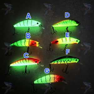 Umpan GID Minnow 5cm 5.7 gr / Umpan Pancing Minnow Glow In Dark
