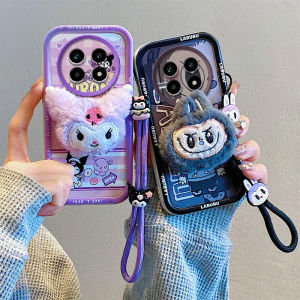 อ่อน เคส Phone Case Honor X9C HonorX9C 5G HonorX9C5G ใหม่ลายการ์ตูนน่ารัก Kuromi Rabble ตุ๊กตายัดนุ่น3มิติ2025สายคล้องแบบมี เคสโทรศัพท์ กันกระแทกแบบรวมทุกอย่าง