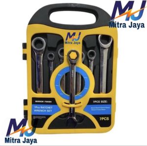 Kunci Ring Pas Set 7pcs Kunci Ring 8-19mm Wrench Rachet