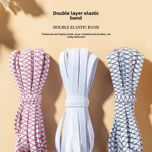 Thickened Elastic Band High Elasticity Durable Pants Head Rubber Band Stretchable Wide Flat Elastic Band for Pants Waist