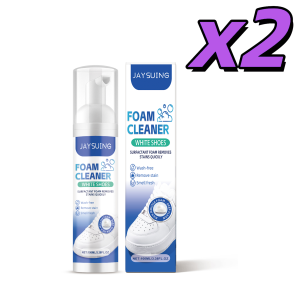 No Rinse White Shoe Foam Dissolve Tough Dirt Whiten Efficient Vamp Clean For Leather Canvas Household Sports Shoe Clean Supplies