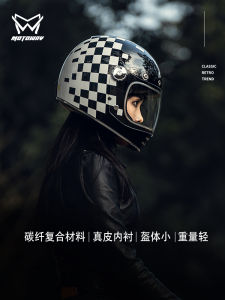 หมวกกันน็อคจักรยานยนต์ Motoway Retro Cruiser สำหรับผู้ชายและผู้หญิง น้ำหนักเบา สไตล์ฮาร์ลีย์ ครอบคลุมทั้งหัว หมวกกันน็อคแบบเต็มใบ