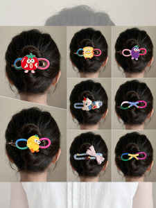NING ZHOU | Cute Cartoon Straight Bendy Hair Clip 20 Pieces