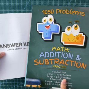 Preschool Kinder Grade 1 2 3 4 5 6 - MATH WORKBOOK - Add & Sub / Add / Sub / Mul / Div