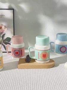 High Capacity With Lid Attractive Creative Mug
