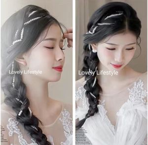 Hair Chain Hair Accessories Pearl Braided Hair Band Female Hair Clip Tassel Clip Super Fairy Hair Rope