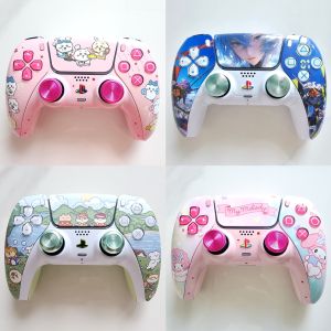 Sony PS5 Game Controller Shell Handle Modification Replacement Back Cover PS5 Controller Modifying Outer Case