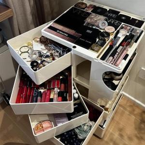 Multifunctional Rotating Organizer Storage Cabinet