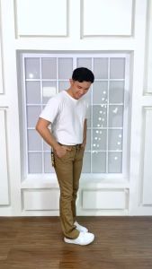 Celana Chino Cutbray Pria Catton Casual Premium INTELEK - Celana Panjang Cutbray Chino Pria - Cutbray Chino Cotton Twill Premium Pria