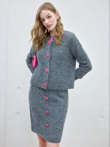 Juicy Couture | Wool Content Womens Gray Knit Top