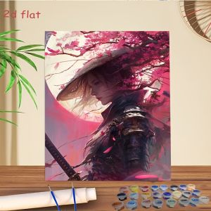 BILIBILI | DIY Oil Painting By Numbers Kit Ancient Style Cherry Blossom Paint By Numbers Diy Numbers Painting Art On Canvas By Numbers