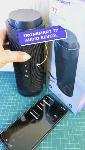 Tronsmart T7 Portable Bluetooth Speaker SoundPulse Audio 360° Surround Sound IPX7 Waterproof Stereo Pairing Vibrant LED Modes Custom Equalizers RGB LED Lights Portable Party Bluetooth Speaker True Wireless Stereo 12hrs Playtime - VMI Direct