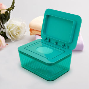 กล่องใส่กระดาษชุบสำหรับใช้ในบ้าน ห้องนั่งเล่น ห้องน้ำ รถยนต์ ฝาปิด พลาสติก ขนาดใหญ่ อุปกรณ์เก็บของสำหรับใช้ในครัวเรือน