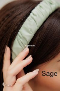 (Cod) Headband Signature Twist Satine Import/real nagita