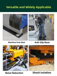 QHRUBBER | Thick Heavy Duty Shock Absorbing Pad