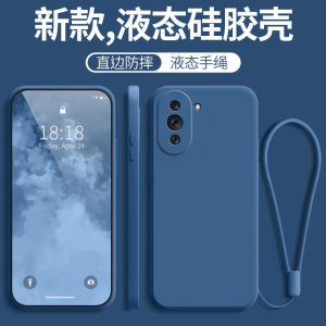 เคสโทรศัพท์ซิลิโคนแบบครอบเต็มสำหรับ Huawei Nova10 รุ่นใหม่ ป้องกันการตกหล่นพร้อมสายรัดสำหรับผู้หญิงและผู้ชาย