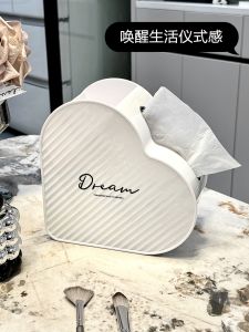 Luxury Feel Creative Tissue Box Display Home Living Room Coffee Table Desk Top Decoration Plastic Material Multi-Function