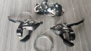 EF51 Bicycle Derailleurs: Shift Lever & Brake Lever 7 & 8 Speed Shifter