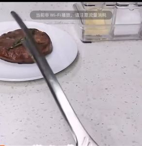 HTF Multi-purpise BBQ Food Tongs Korean Anti-slip Barbecue Clips Stainless BBQ tongs