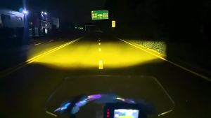 J01/J03 Motorcycle Front Auxiliary Spotlight 7200 Lumens Electric Vehicle LED Beads Far And Near Light Tangent Wireless Switch