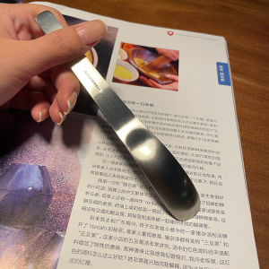 Stylish Square Head Dessert Spoon Yogurt Spoon Coffee Stirring 18/10 Stainless Steel Self Kept Model Beautifully Designed