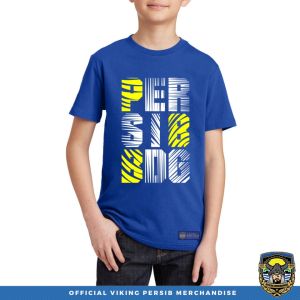Kaos Anak Official Viking Persib Merchandise Tiger Pattern