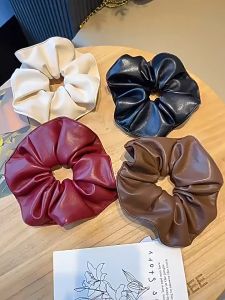 Scrunchies buộc tóc chất da thời trang (SC9)