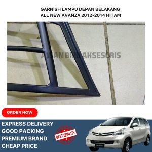 GARNISH LAMPU DEPAN BELAKANG ALL NEW AVANZA 2012-2014 HITAM