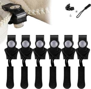 30Pcs Zipper Repair Kit Replacement / Clothes Zipper Head / Zipper Pulls Slliders / Easy Installation Tools for Bags Tents Luggage Sleeping Bag Jacket